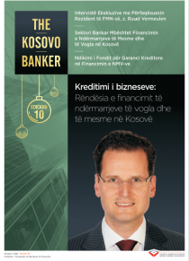 The Kosovo Banker nr. 10 -Dhjetor 2016