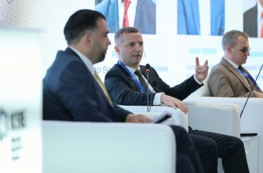 The Chief Executive Officer of the Kosovo Banking Association, Mr. Petrit Balija, shared his perspective at the Kosovo Business Forum.