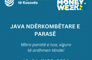 Kosovo Banking Association will launch the Global Money Week for the year 2024.