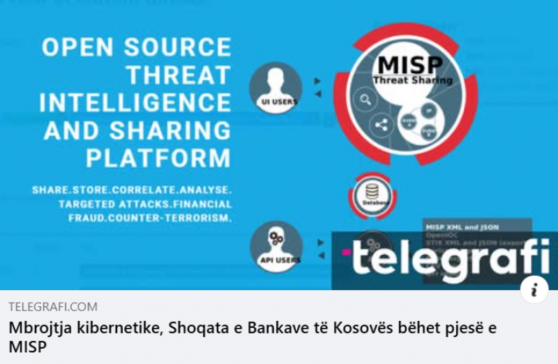 Shoqata e Bankave të Kosovës Bëhet Pjesë e Platformës Ndërkombëtare të Sigurisë Kibernetike MISP